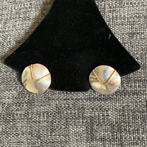 Silver Clip Earrings